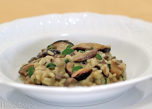 Risotto de Shitake, Shimeji e Paris Receita por Joao - Cookpad