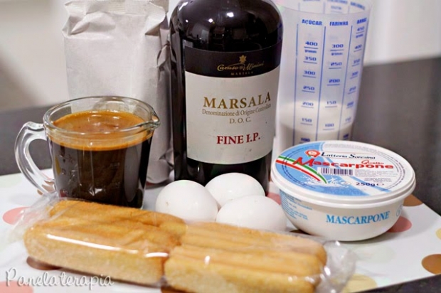 Ingredientes Tiramisu