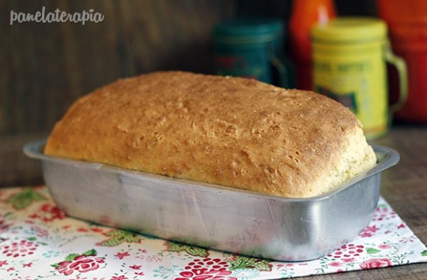 pão caseiro de massa mole