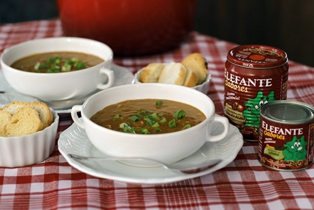 sopa de feijão