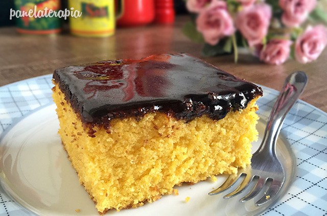 Receita de bolo de baunilha com gotas de chocolate – Panelaterapia