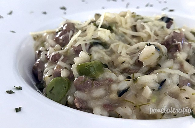 Risoto de Shimeji – Panelaterapia