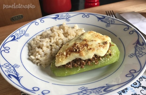 chuchu gratinado