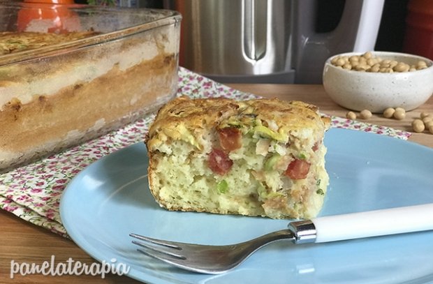 torta salgada sem lactose