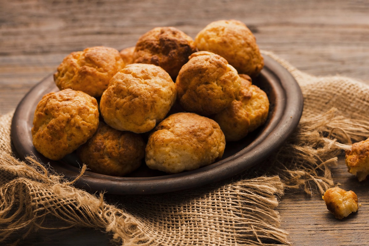 Faça um bolinho simples de trigo