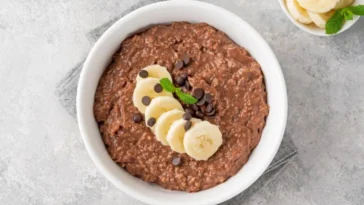 Mingau de chocolate é bom?